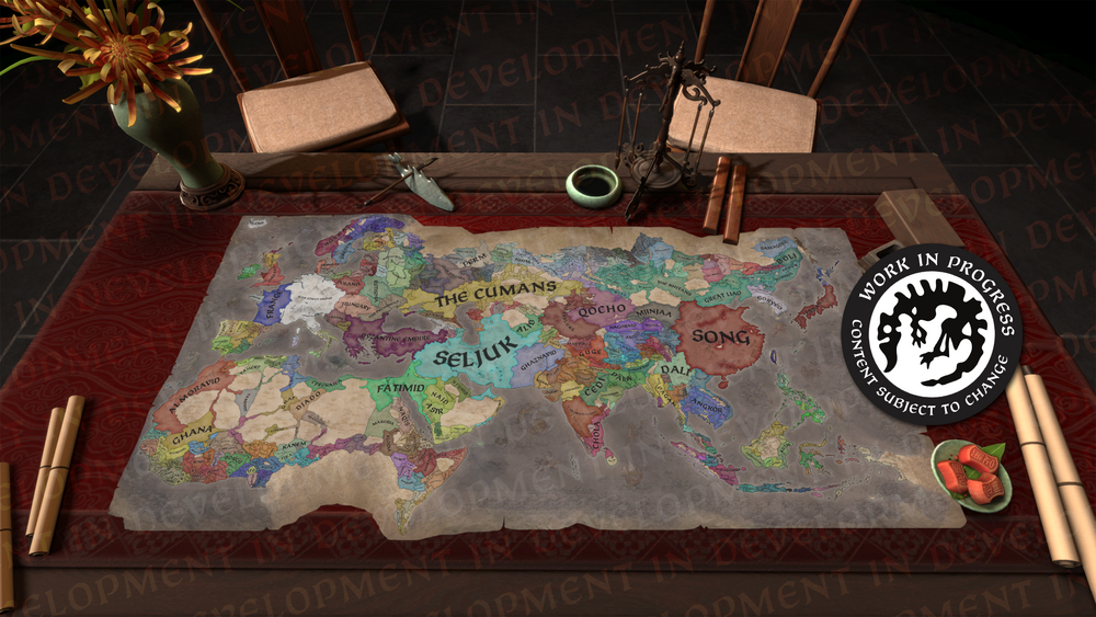 Carte dans Crusader Kings 3