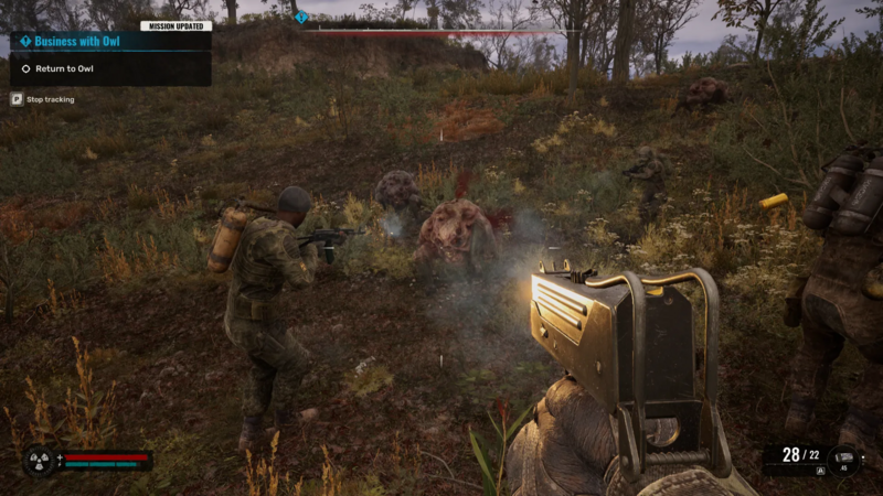 Combat dans STALKER 2