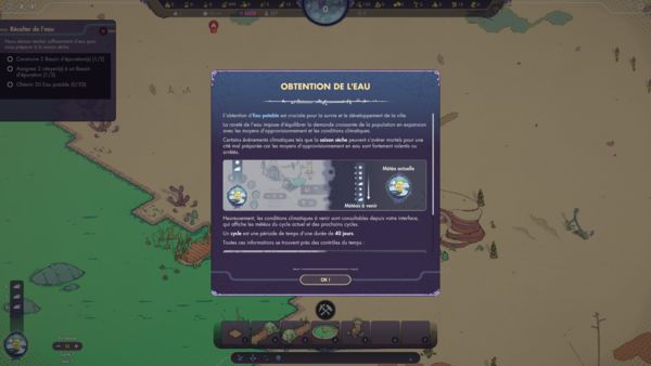 Pavé de tutoriel