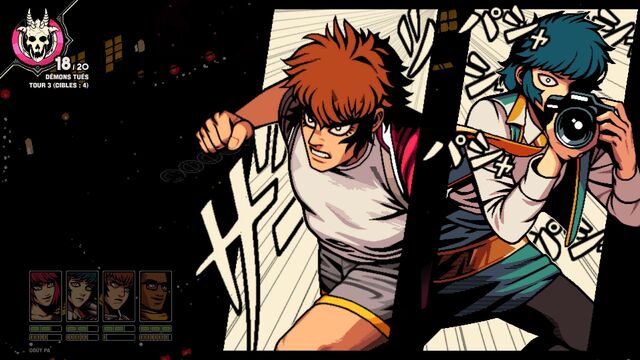 Une image montrant un combo entre deux personnages lors d'un combat