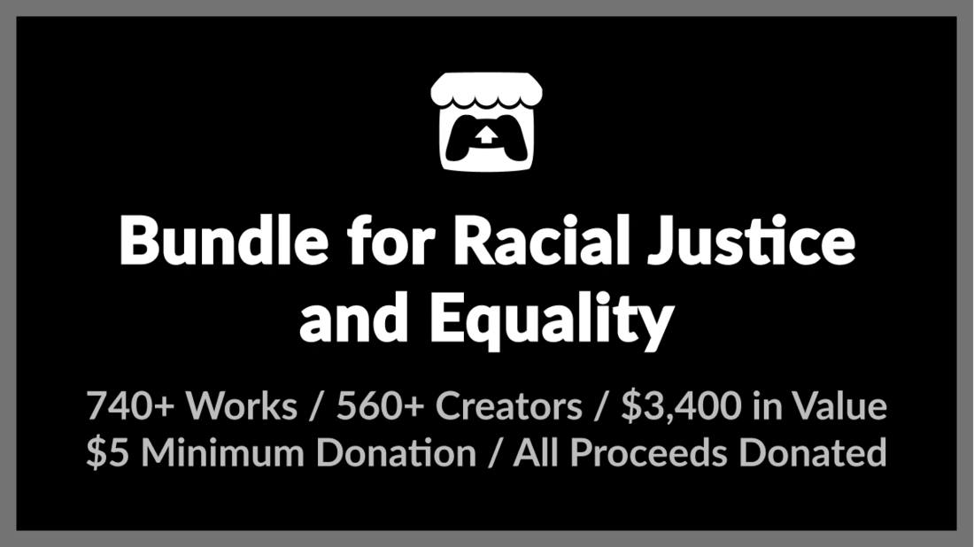 Aperçu du Bundle for Racial Justice and Equality chez Itch.io