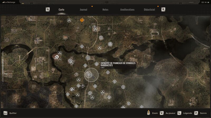 La carte dans STALKER 2
