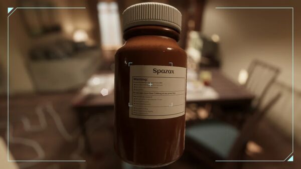 Un médicament sur un bureau