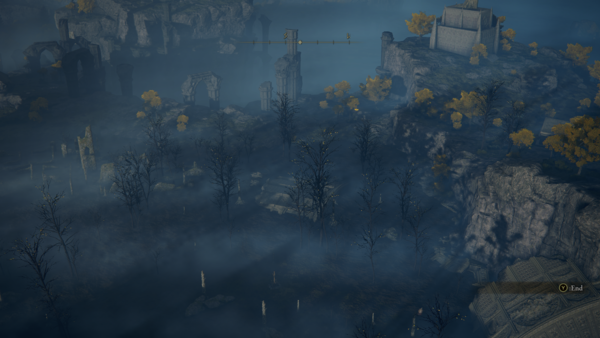 La zone de départ d'Elden Ring
